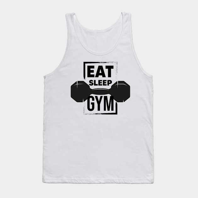 Eat sleep gym Tank Top by Dosunets